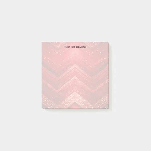 Rode decoratieve post die het opmerkt post-it® notes (Voorkant)