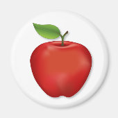 Rode Delicious Appel Magneet (Voorkant)