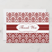 rode demask Dank je Kaarten (Voorkant)