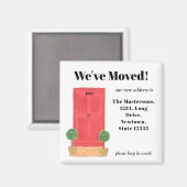 Rode deur hebben we Magnet verplaatst Magneet (Voorkant / Achterkant)