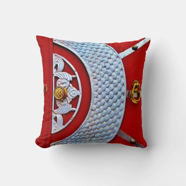 Rode deur kussen (Voorkant)