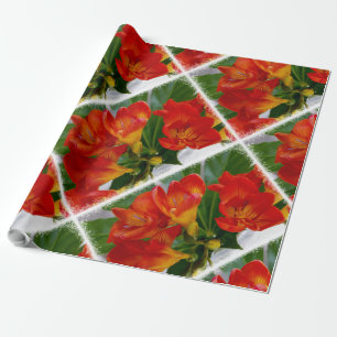 Rode diepte cadeaupapier
