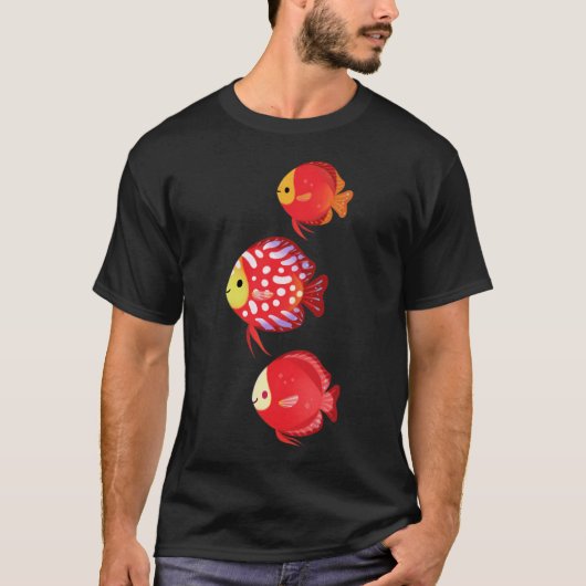 Rode discus t-shirt (Voorkant)