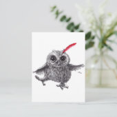 Rode doezelaar - de baas briefkaart (Staand voorkant)