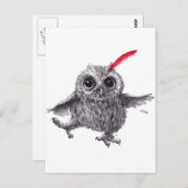 Rode doezelaar - de baas briefkaart (Voorkant / Achterkant)