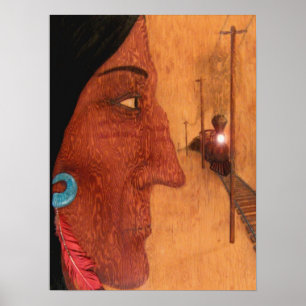 Rode doezelaar poster