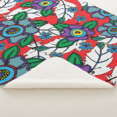 Rode Doezeldeken Sherpa Deken (3/4)