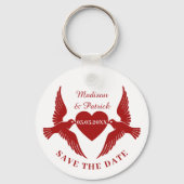 Rode doven sleutelhanger (Voorkant)