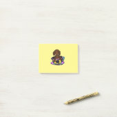 Rode Doxie Post-it® Notes (Op bureau)