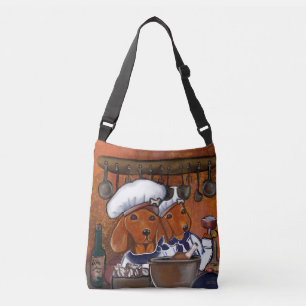 Rode Doxies Crossbody Tas