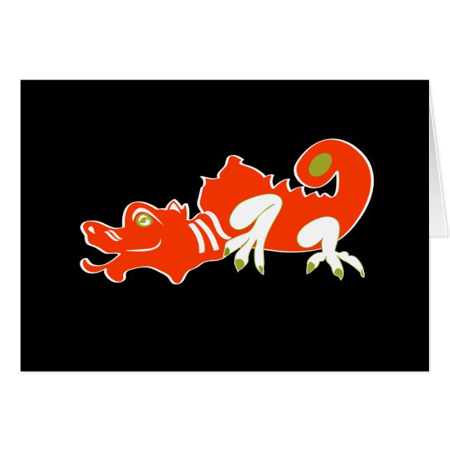 Rode draak (Voorkant Horizontaal)