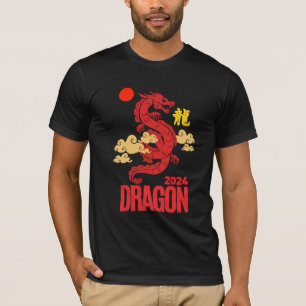 Rode draak 2024 t-shirt
