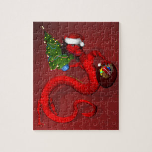 Rode draak 8x10 legpuzzel