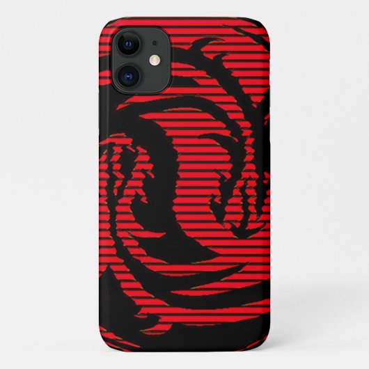 Rode draak Case-Mate iPhone case (Achterkant)