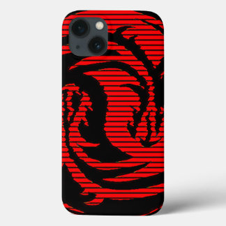Rode draak iPhone 13 hoesje