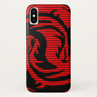 Rode draak iPhone x hoesje