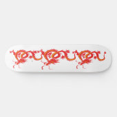 Rode draak/Chinees nieuwjaar Skateboard (Horizontaal)