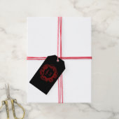 Rode Draak Gepersonaliseerd Cadeaulabel (Met Touw)