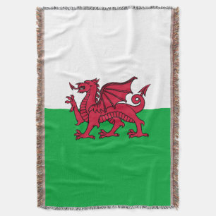 Rode Draak Keltische Vlag van Wales & Welsh Deken