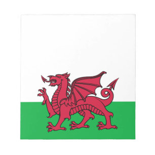 Rode Draak Keltische Vlag van Wales & Welsh Notitieblok