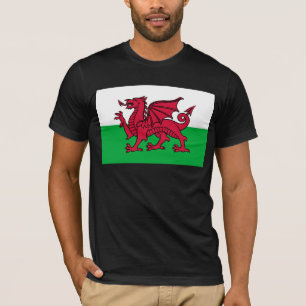 Rode Draak Keltische Vlag van Wales & Welsh T-shirt
