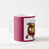 Rode draak koffiemok (Voorkant links)