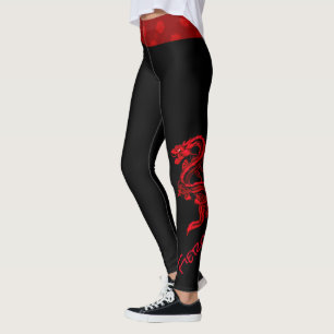 Rode Draak Leggings