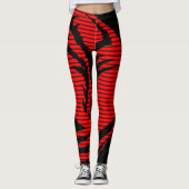 Rode draak leggings (Voorkant)