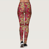 Rode Draak Leggings (Achterkant)