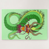 Rode Draak Legpuzzel (Horizontaal)