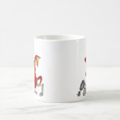 Rode Draak plukt Ridder uit Tandbeen Koffiemok (Center)