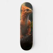 rode draak skateboard (Voorkant)