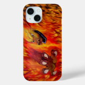 Rode Drakenklauw Case-Mate iPhone Case (Achterkant)
