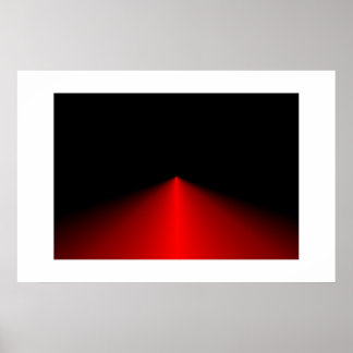 Rode driehoek poster
