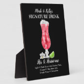 Rode Drink op het eiland ・ PERSONALISEERDE Drink v Fotoplaat (Zijkant)