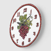 Rode druiven grote klok (Hoek)