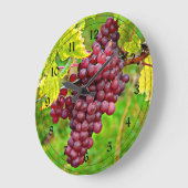 Rode druiven op de wijn grote klok (Hoek)