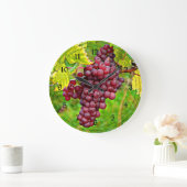 Rode druiven op de wijn grote klok (Huis)