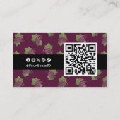 Rode druiven visitekaartje (Achterkant)