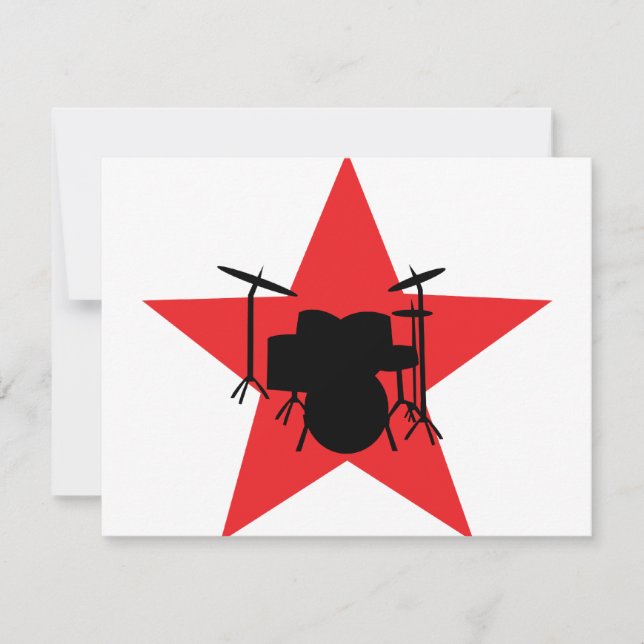 rode drummer (Voorkant)