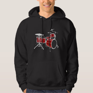 Rode drums hoodie