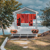 Rode Dubbele Geluk Chinese Bruiloft Banner Set 5