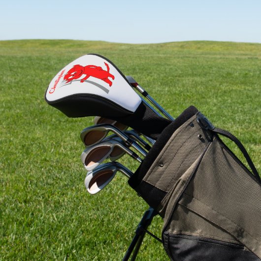 Rode Duivel Ontwerp Golfheadcover (Insitu)