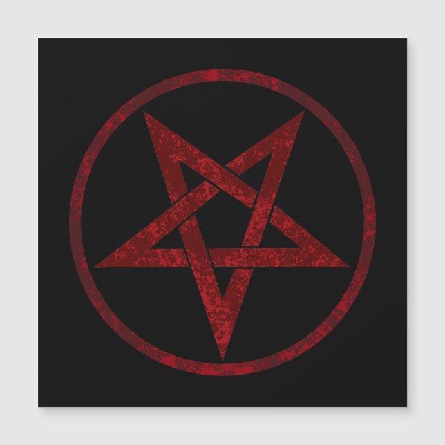Rode Duivel Pentagram (Voorkant)
