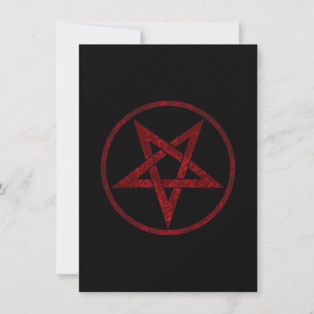 Rode Duivel Pentagram (Voorkant)