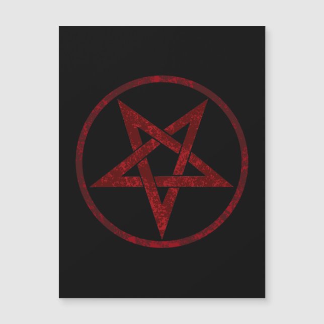Rode Duivel Pentagram (Voorkant)