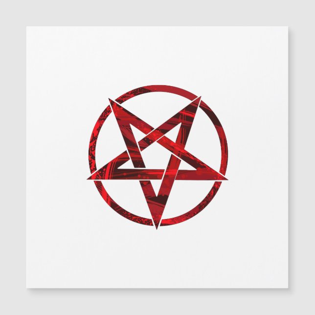 Rode Duivel Pentagram (Voorkant)