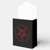 Rode Duivel Pentagram Bedankdoosjes (Geopend)
