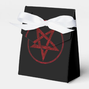 Rode Duivel Pentagram Bedankdoosjes