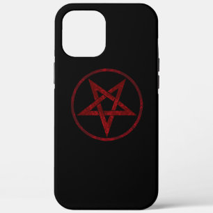 Rode Duivel Pentagram iPhone 12 Pro Max Hoesje